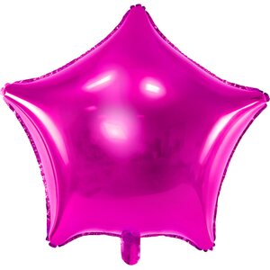 Tähti tavallinen foliopallo, 48 cm, tumma pinkki
