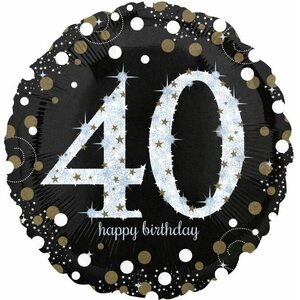 Happy Birthday 40 foliopallo