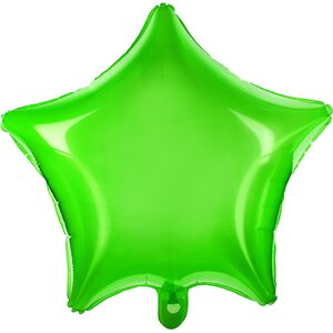 Tähti tavallinen foliopallo, 48 cm, vihreä
