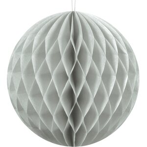 Honeycomb Ball, light grey, 10cm