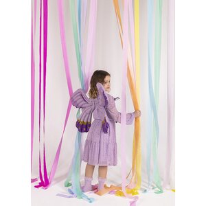 Foil Balloon Butterfly Wings, Matte Purple, 102 x 50 cm