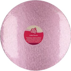 FunCakes Cake Drum Round Ø35,5 cm Pink