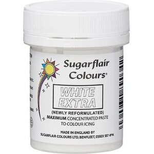 Sugarflair Max Concentrate Paste Colour WHITE EXTRA 42g