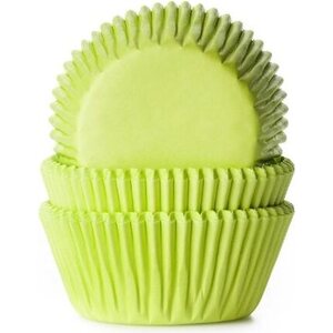 House Of Marie Baking cups Lime Green pk/50