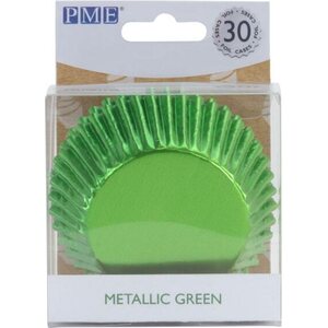 PME Foil Baking Cups Metallic Green pk/30