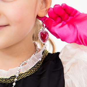 Prinsessaasusteet hopea ja pinkki 8 kpl