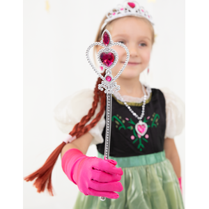 Prinsessaasusteet hopea ja pinkki 8 kpl