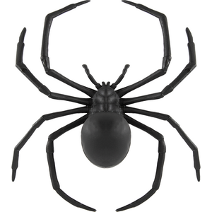 Halloween hämähäkkikoristelu Black Widow 1 kpl