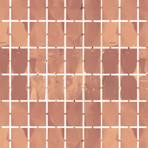 Festive squares rose gold 100x200cm