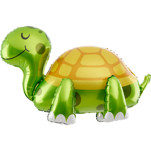 Permanent foil balloon Turtle 66x44cm