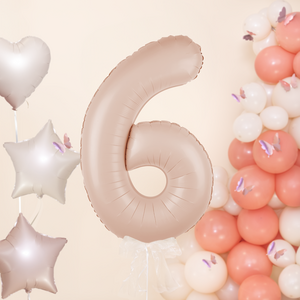 Numerofoliopallo 6 karamelli 86 cm
