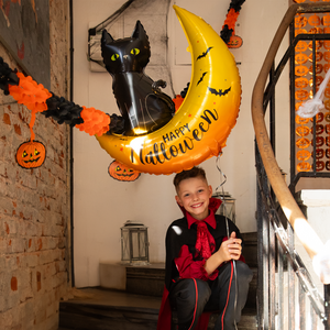 Folioilmapallo Cat on the Moon Halloween 765 x 88 cm