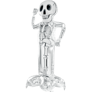 Permanent foil balloon Halloween Skeleton 156cm