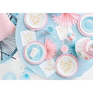 Plates Boy or Girl, 23 cm. 1pkt/6pc