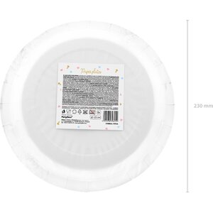 Plates Boy or Girl, 23 cm. 1pkt/6pc