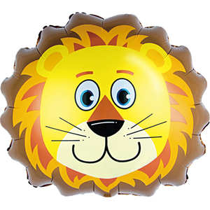 Foil balloon lion 59x54cm
