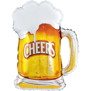 Foil balloon Cheers beer mug 58x73cm