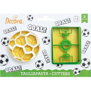 Decora GOAL PLASTIC COOKIE CUTTERS SET OF 2