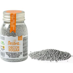 Decora 100 G SILVER NONPAREILS