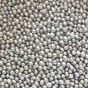 Decora 100 G SILVER NONPAREILS