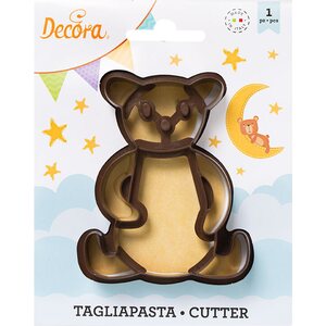 Decora TEDDY BEAR PLASTIC COOKIE CUTTER