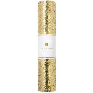 LUXE GOLD PU GLITTER TABLE 1,8 m