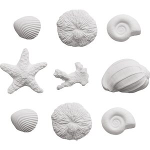 Decora 9 SEA SHELLS SUGAR DECORATIONS