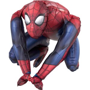 Sitter Spider-Man  Foil Balloon P50 Packaged 38 cm x 38 cm