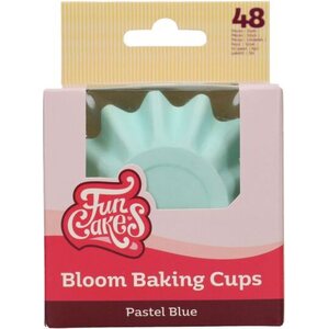 FunCakes Bloom Baking Cups Pastel Blue pk/48