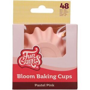 FunCakes Bloom Baking Cups Pastel Pink pk/48