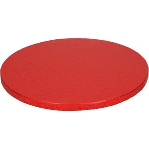 FunCakes Cake Drum Round Ø25 cm Red