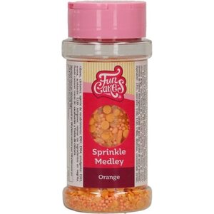 FunCakes Sprinkle Medley Orange 70g