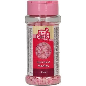 FunCakes Sprinkle Medley Pink 70g