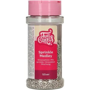 FunCakes Sprinkle Medley Silver 65 g