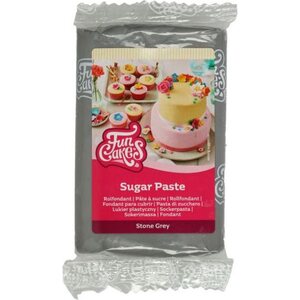 FunCakes FunCakes Rolfondant Stone Grey 250 g
