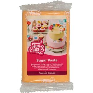 FunCakes Sugar Paste Tropical Orange 250 g