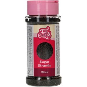 FunCakes Sugar Strands Black 80 g