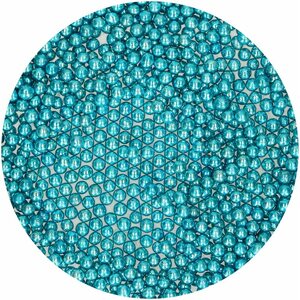 FunCakes FunCakes Sugar Beads Medium Metallic Blue 80 g
