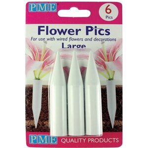 PME Flower Pics Large pk/6