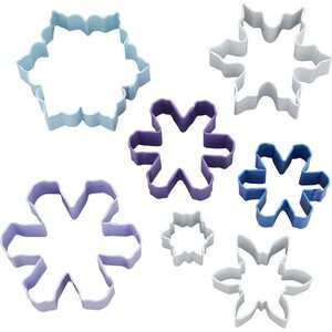 Wilton Cookie Cutter Assorted Snowflakes Set/7