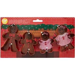 Wilton Cookie Cutter Set Gingerbread Set/4