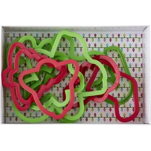 Wilton Plastic Cookie Cutter Christmas Set/10