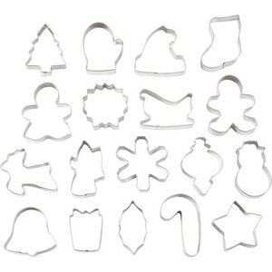 Wilton Metal Cutter Set Holiday Set/18