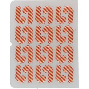 FunCakes Chocolate Decorations Candy Cane Set/24