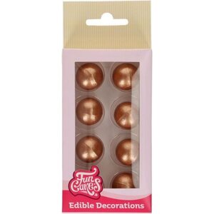 FunCakes Chocolate Balls Bronze Set/8