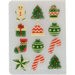 FunCakes Chocolate Decorations Xmas Figures Set/12