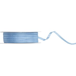 Satin Ribbon, misty blue, 3mm/50m