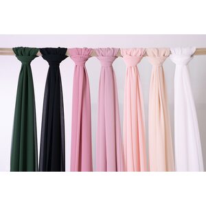 Chiffon runner, bottle green, 0.48 x 5 m