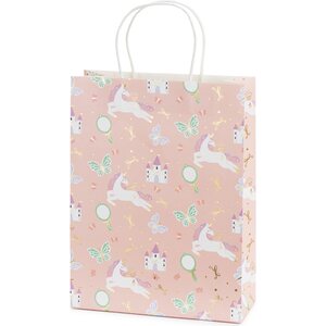 Gift bag Unicorns, 24 x 10 x 32 cm, mix