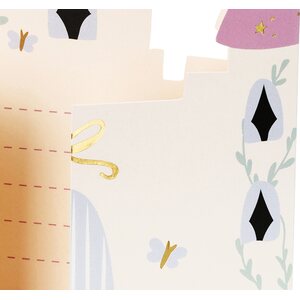 Invitations Castle, 12.5x15.5 cm, mix 1pkt/6pc